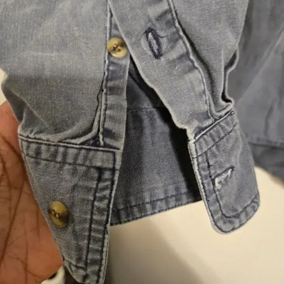 Bugle Boy Company VTG Men’s Button Up Shirt XL Gray Long Sleeve Casual Classic - Picture 5 of 7